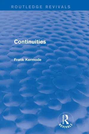 Continuities (Routledge Revivals)