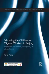 Educating the Children of Migrant Workers in Beijing_cover
