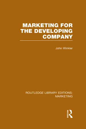 Marketing for the Developing Company (RLE Marketing)