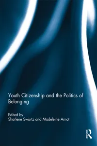 Youth Citizenship and the Politics of Belonging_cover