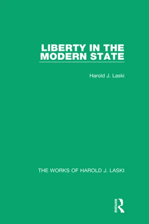 Liberty in the Modern State (Works of Harold J. Laski)