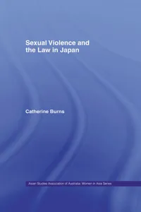 Sexual Violence and the Law in Japan_cover