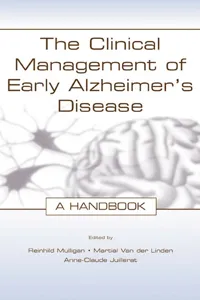 The Clinical Management of Early Alzheimer's Disease_cover