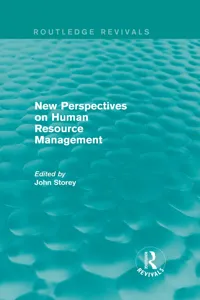 New Perspectives on Human Resource Management_cover