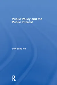 Public Policy and the Public Interest_cover