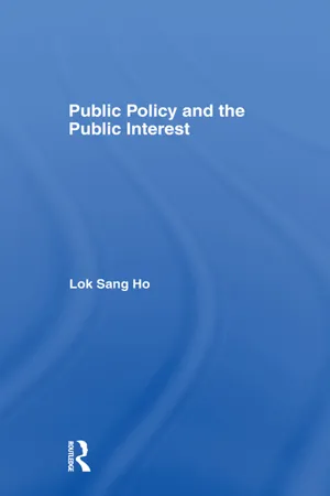 Public Policy and the Public Interest