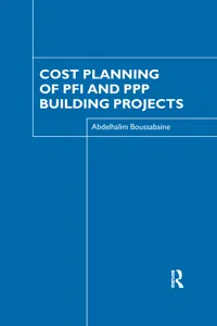 Cost Planning of PFI and PPP Building Projects_cover