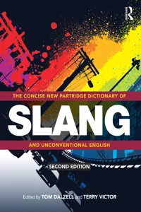 The Concise New Partridge Dictionary of Slang and Unconventional English_cover