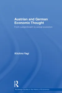 Austrian and German Economic Thought_cover