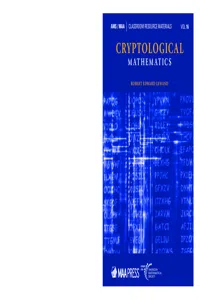 Cryptological Mathematics_cover