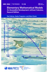 Elementary Mathematical Models_cover