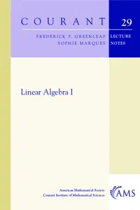 Linear Algebra I_cover