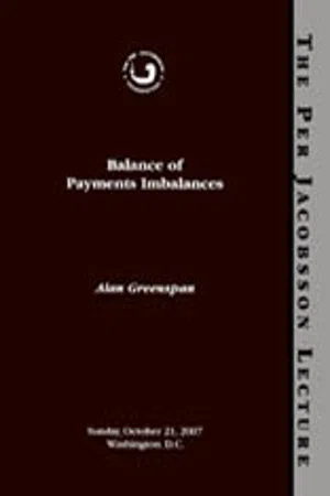 Balance of Payments Imbalances, by Alan Greenspan