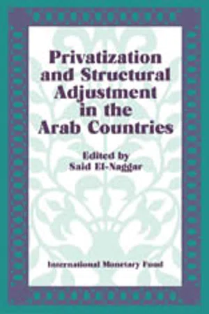 Privatization and Structural Adjustment in the Arab Countries : Papers Presented at a Seminar held in Abu Dhabi, United Arab Emirates, December 5-7, 1988