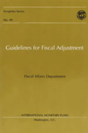 Guidelines for Fiscal Adjustment