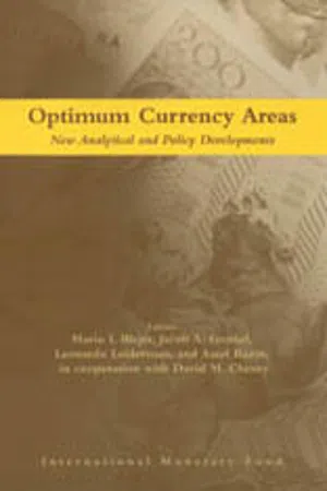 Optimum Currency Areas : New Analytical and Policy Developments: New Analytical and Policy Developments