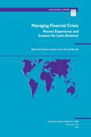 Managing Financial Crises : Recent Experience and Lessons for Latin America