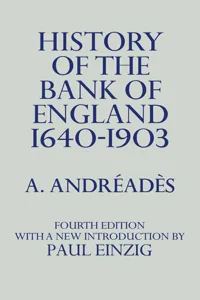 History of the Bank of England_cover