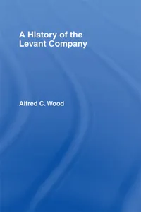 A History of the Levant Company_cover