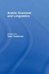 Arabic Grammar and Linguistics_cover