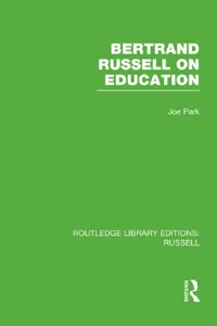 Bertrand Russell On Education_cover