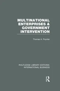 Multinational Enterprises and Government Intervention_cover