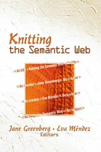 Knitting the Semantic Web_cover