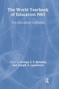 World Yearbook of Education 1965_cover