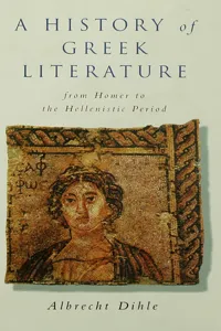 History of Greek Literature_cover