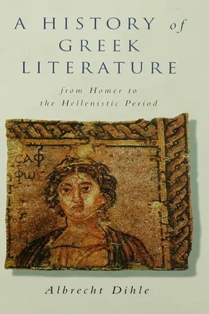 History of Greek Literature