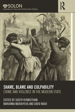 Shame, Blame, and Culpability