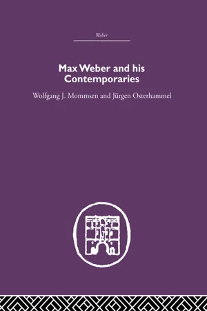 Max Weber and His Contempories