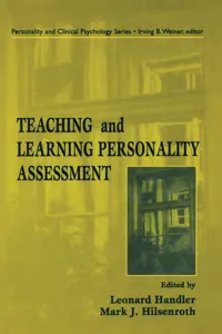 Teaching and Learning Personality Assessment_cover