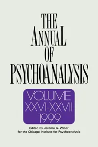 The Annual of Psychoanalysis, V. 26/27_cover