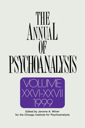 The Annual of Psychoanalysis, V. 26/27