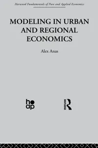 Modelling in Urban and Regional Economics_cover