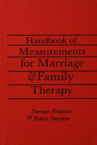 Handbook Of Measurements For Marriage And Family Therapy_cover