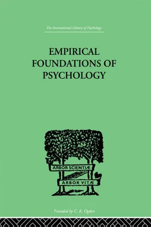 Empirical Foundations Of Psychology