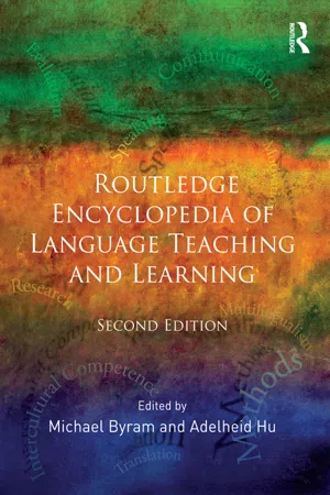 Routledge Encyclopedia of Language Teaching and Learning