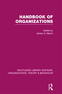 Handbook of Organizations_cover