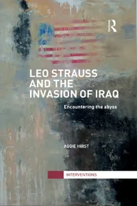 Leo Strauss and the Invasion of Iraq_cover