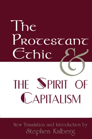 The Protestant Ethic and the Spirit of Capitalism