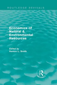Economics of Natural & Environmental Resources_cover