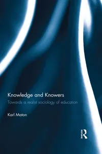 Knowledge and Knowers_cover