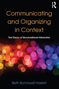 Communicating and Organizing in Context_cover