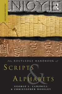 The Routledge Handbook of Scripts and Alphabets_cover