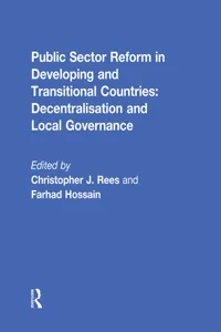 Public Sector Reform in Developing and Transitional Countries_cover