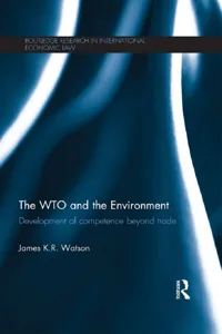 The WTO and the Environment_cover