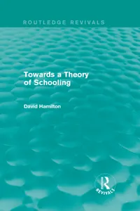 Towards a Theory of Schooling_cover