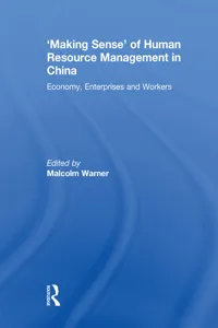 'Making Sense' of Human Resource Management in China_cover